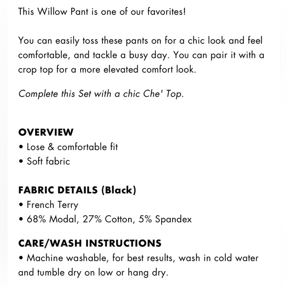 TAYLOR JAY NWT WILLOW PANT - Picture 10 of 10